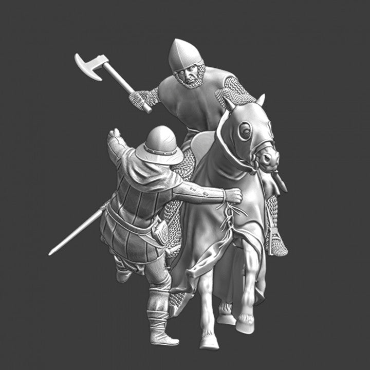 Robert the Bruce - Riding down English infantry