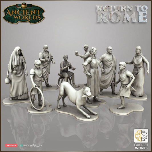 Roman citizens by Gadgetworks Miniatures