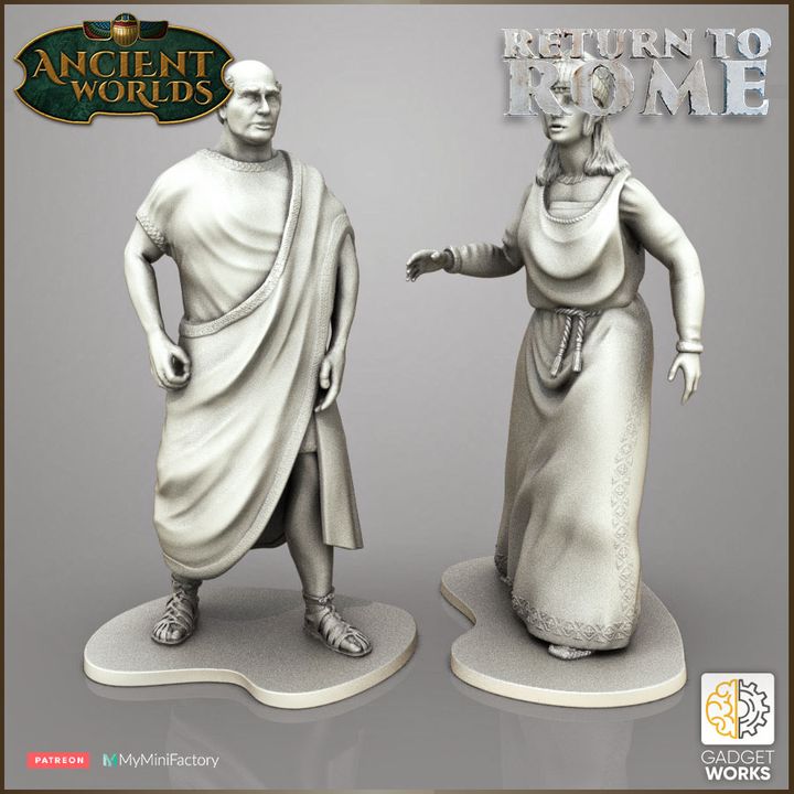 Roman citizens by Gadgetworks Miniatures