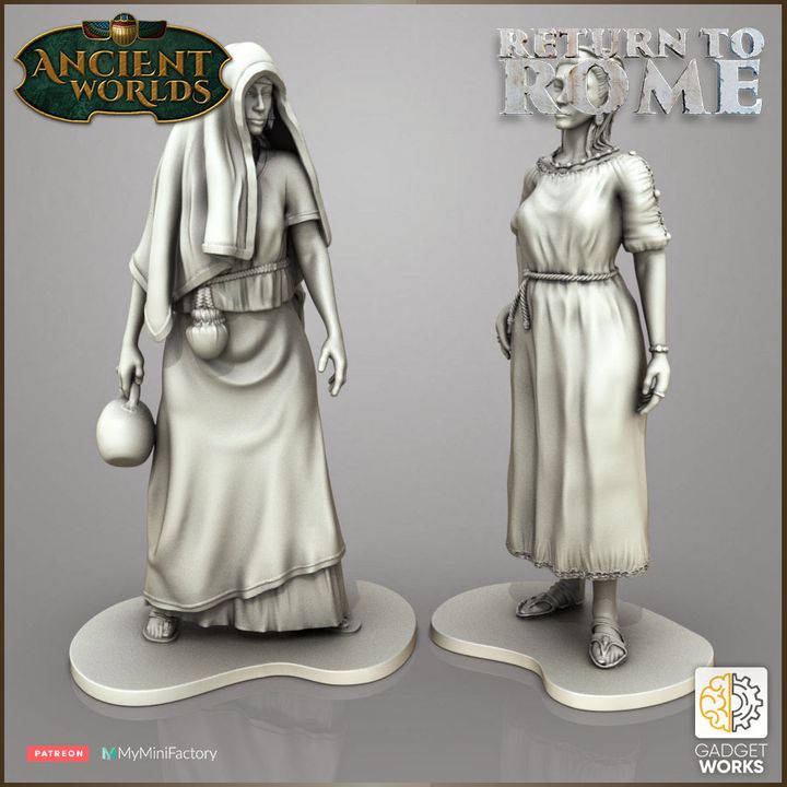 Roman citizens by Gadgetworks Miniatures