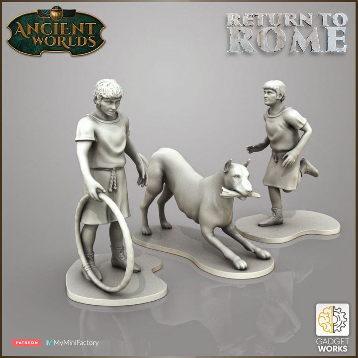 Roman citizens by Gadgetworks Miniatures