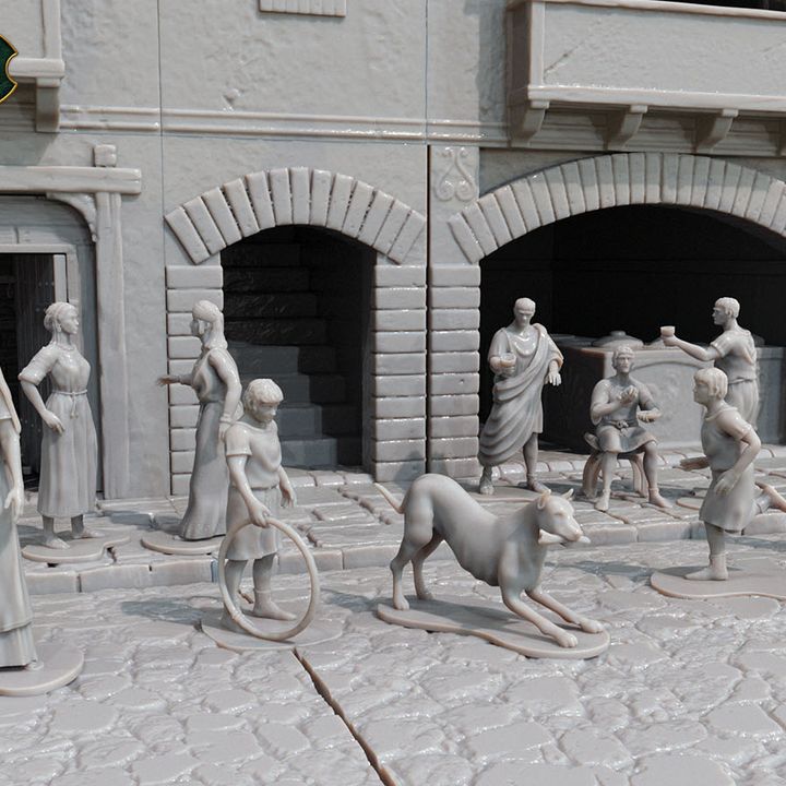 Roman citizens by Gadgetworks Miniatures