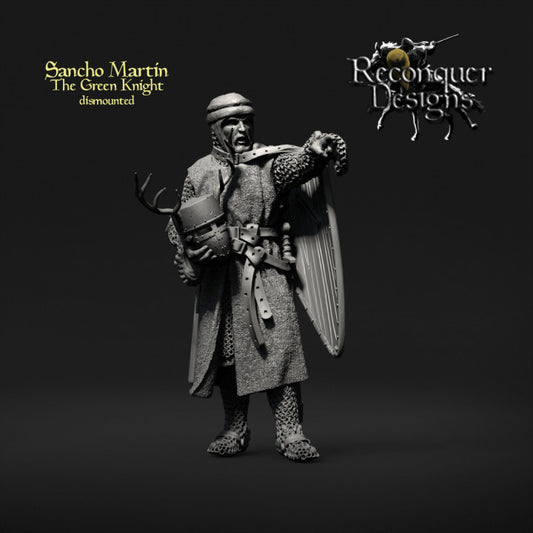 Sancho Martin, The (real historical) Green Knight Dismounted