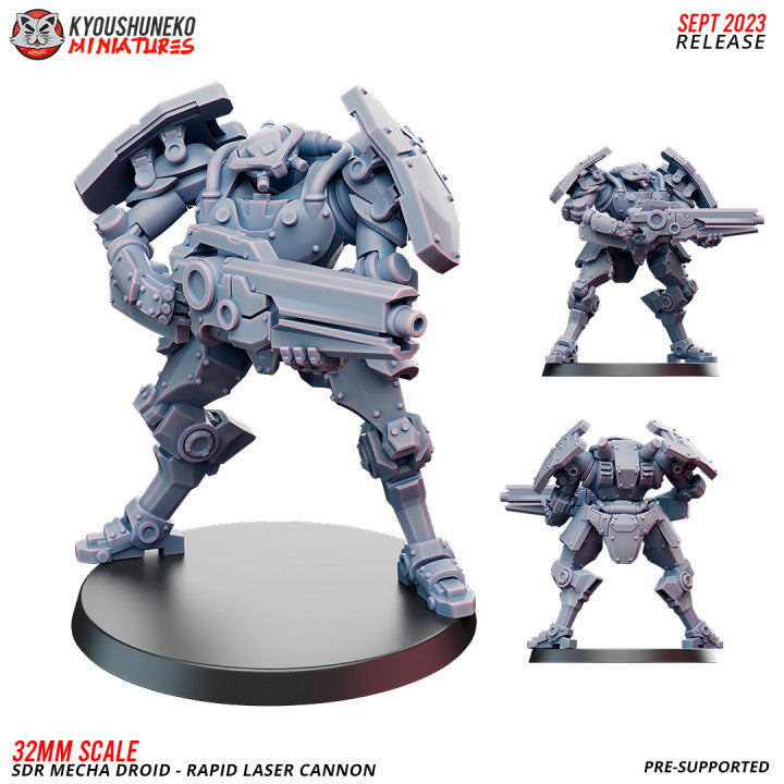 SDR Mecha Droid Rapid Laser Cannon By Kyoushuneko Miniatures