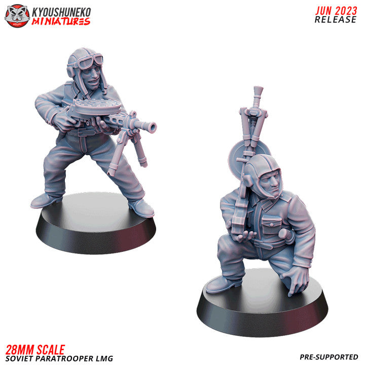 LMG Soviet Paratrooper WW2 By Kyoushuneko Miniatures