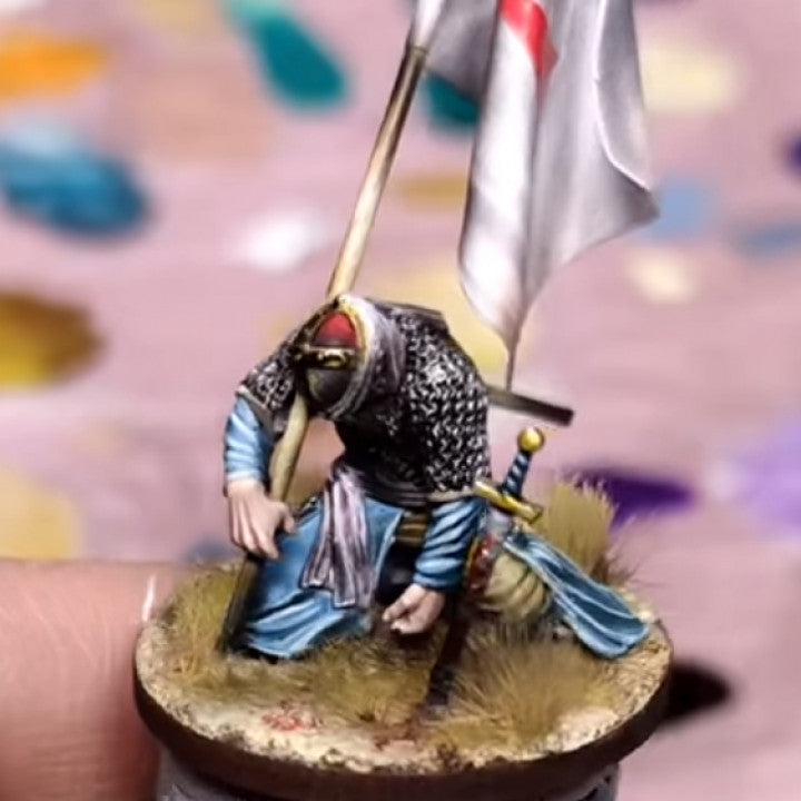11th Century Wounded Spanish standard bearer