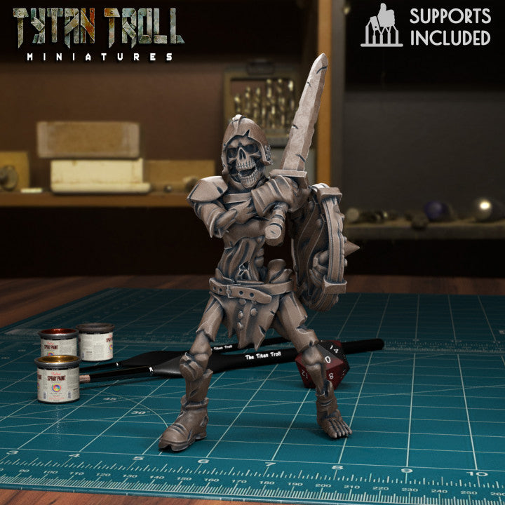 Skeleton Warrior 07 by Tytan Troll Miniatures