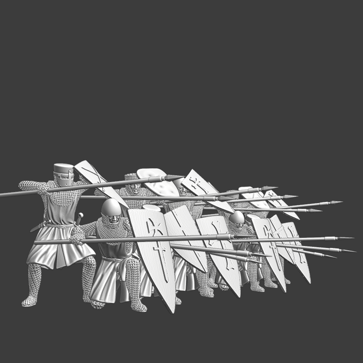 Medieval Crusaders - Shield Wall Formation