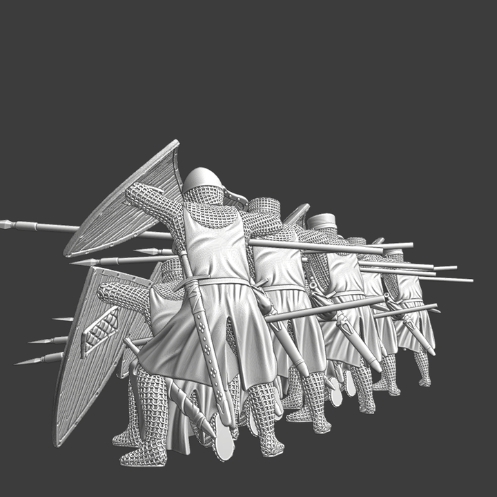 Medieval Crusaders - Shield Wall Formation