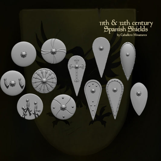 11th - 12th Century Spanish Shields