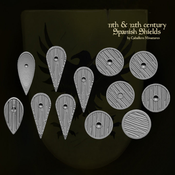 11th - 12th Century Spanish Shields