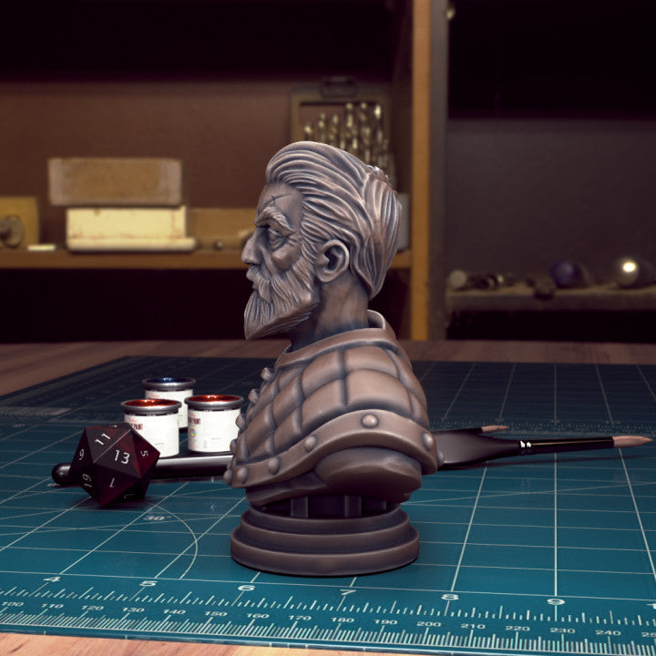 Urwin Bust by Tytan Troll Miniatures