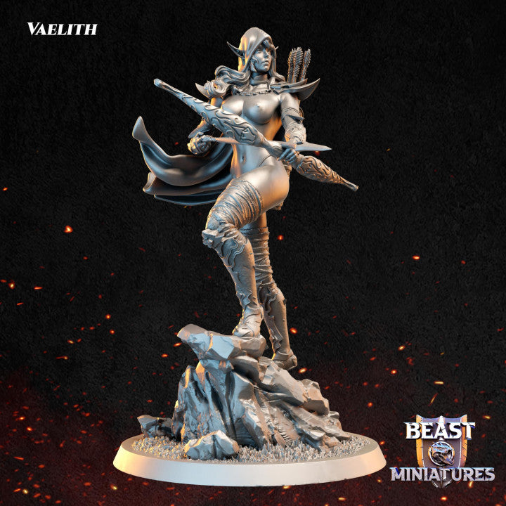 Vaelith, the Night Elf ranger by Beast Miniatures