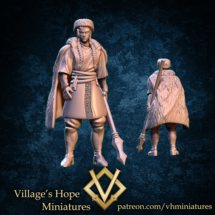 Grassland Tribes Warrior by Village's Hope Miniatures