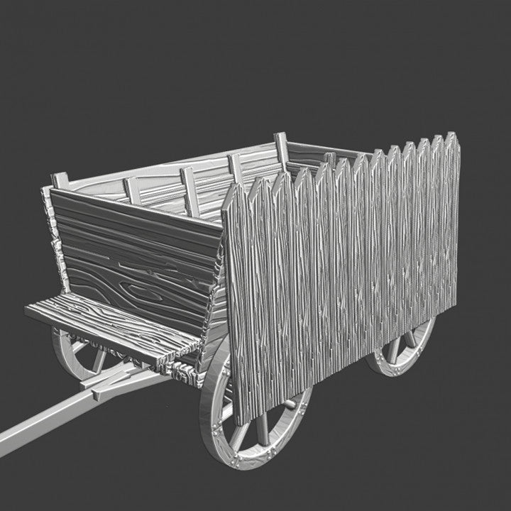 Medieval war wagon - version 2