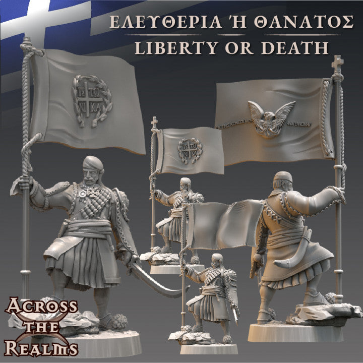Greek war of Independence Standard Bearer by Across the Realms.