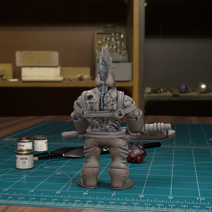 Zombie Dwarf 03 by Tytan Troll Miniatures