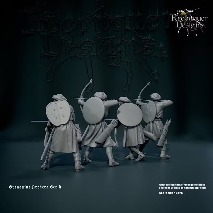 14th century Grenadine Archers set A by Reconquer Designs