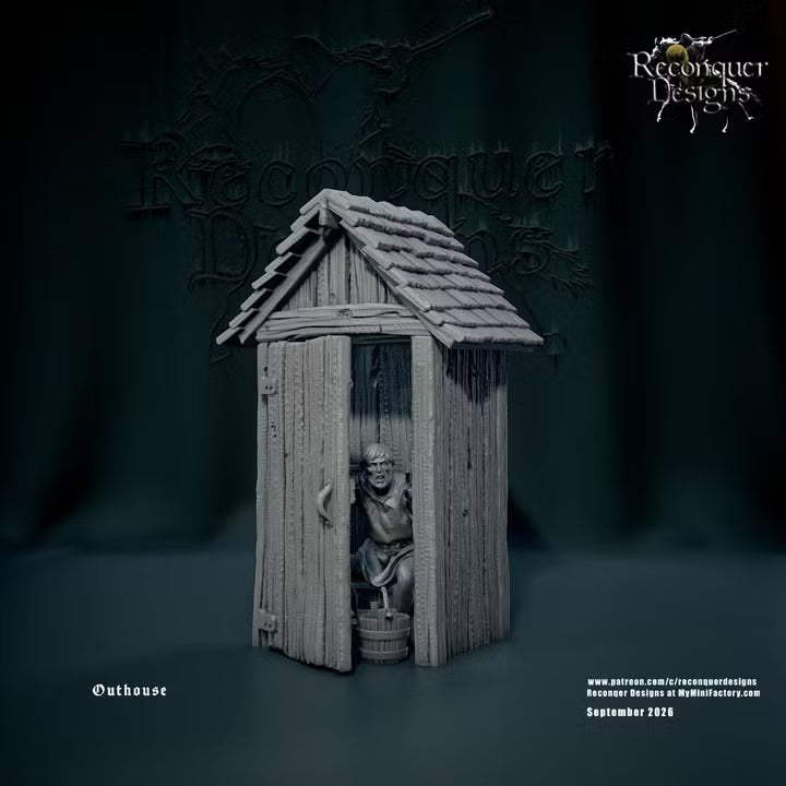 Outhouse and Occupant by Reconquer Designs