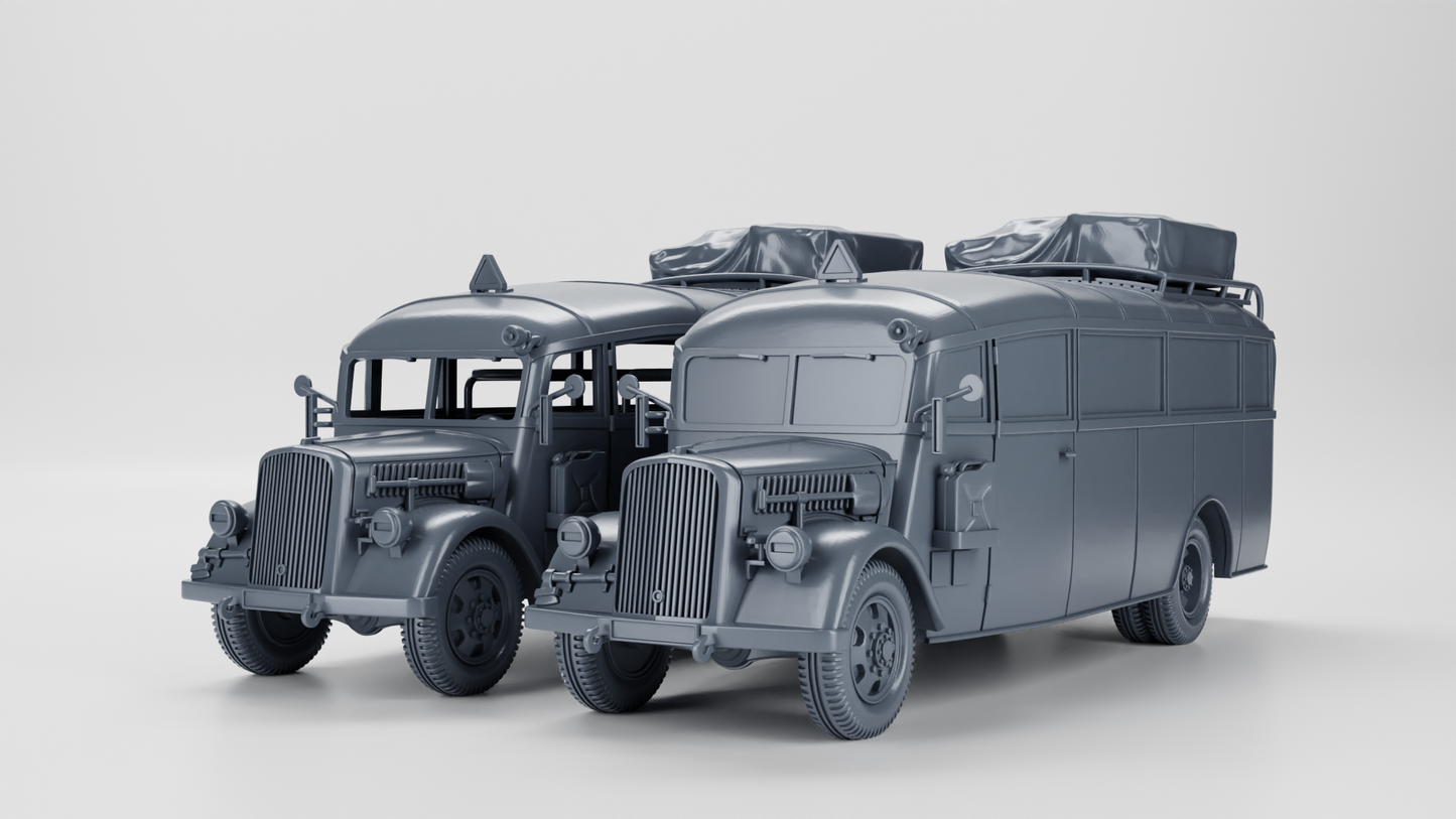 Opel Blitz Omnibus ton by Wargame3D