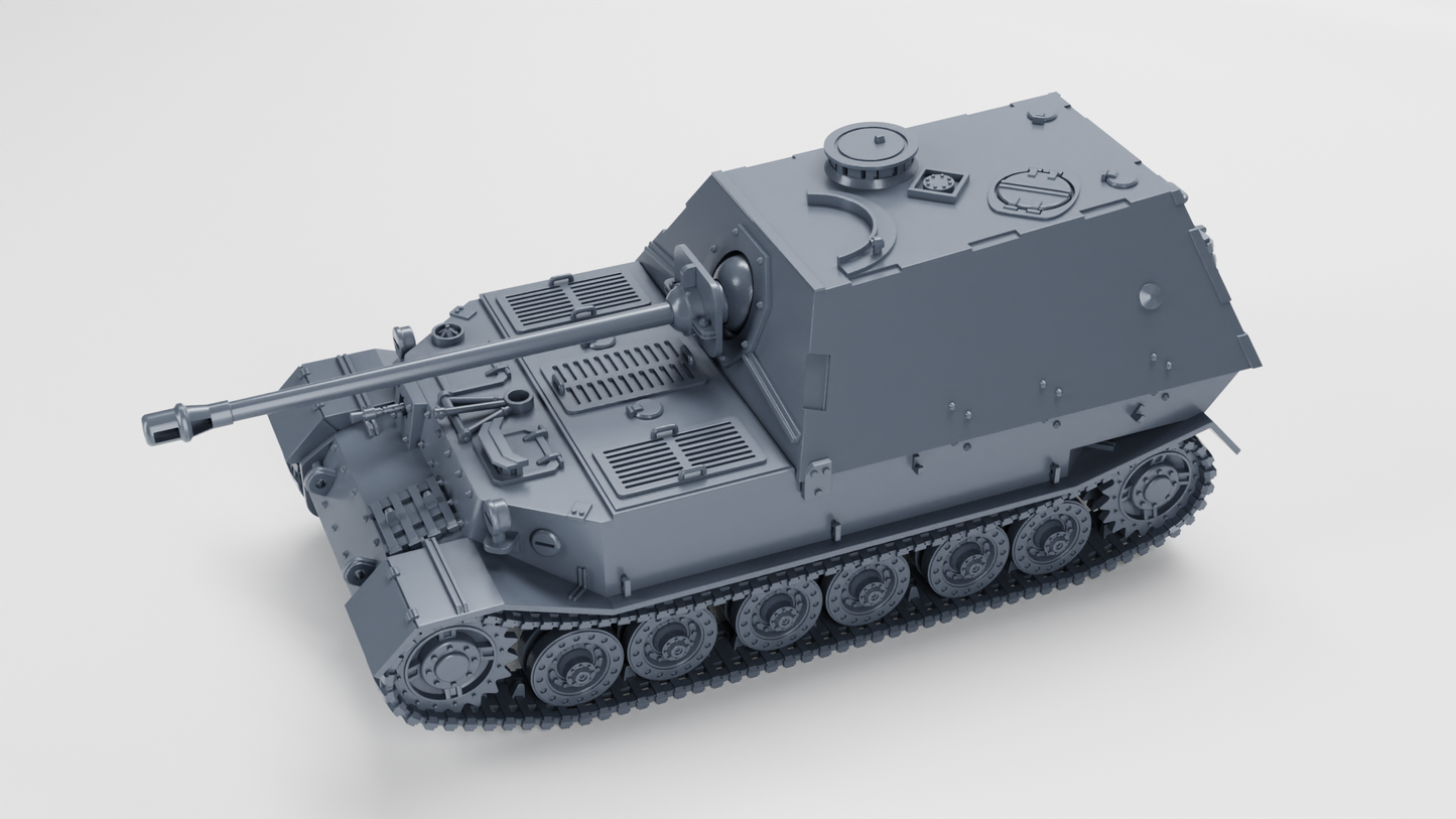 Elefant Panzerjager Tiger (P) Pak 43 (8.8cm) by Wargame3D