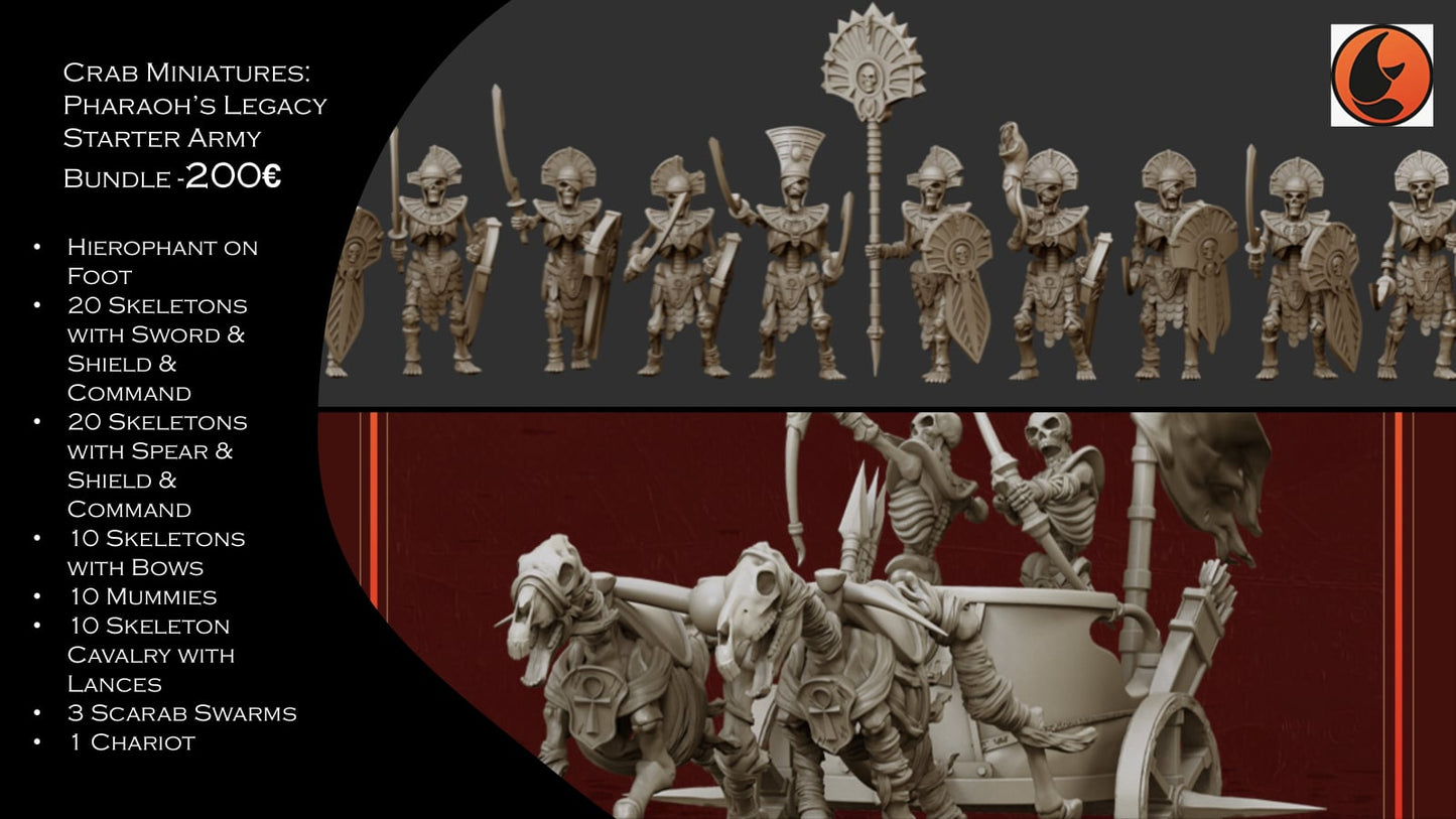 Pharaoh's Legacy Army Bundle by Crab Miniatures