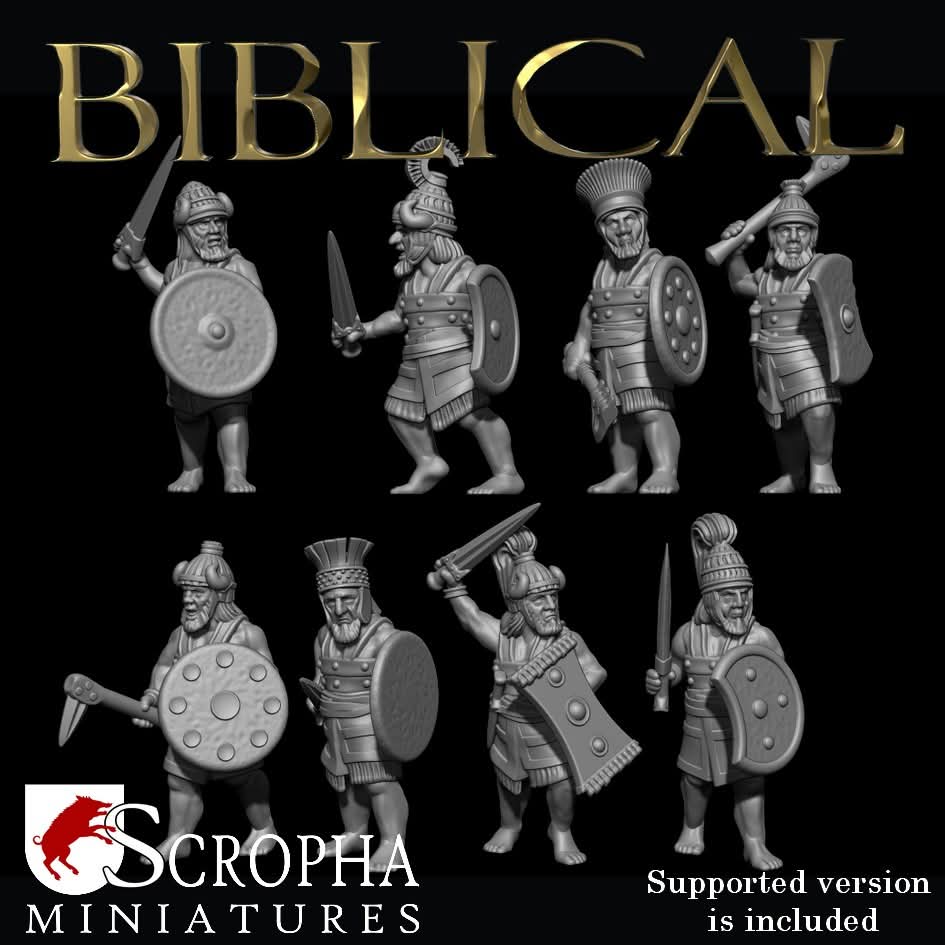 Elite warriors by Scropha Miniatures