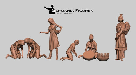 Stone Age Basket Weavers by Germania Figuren