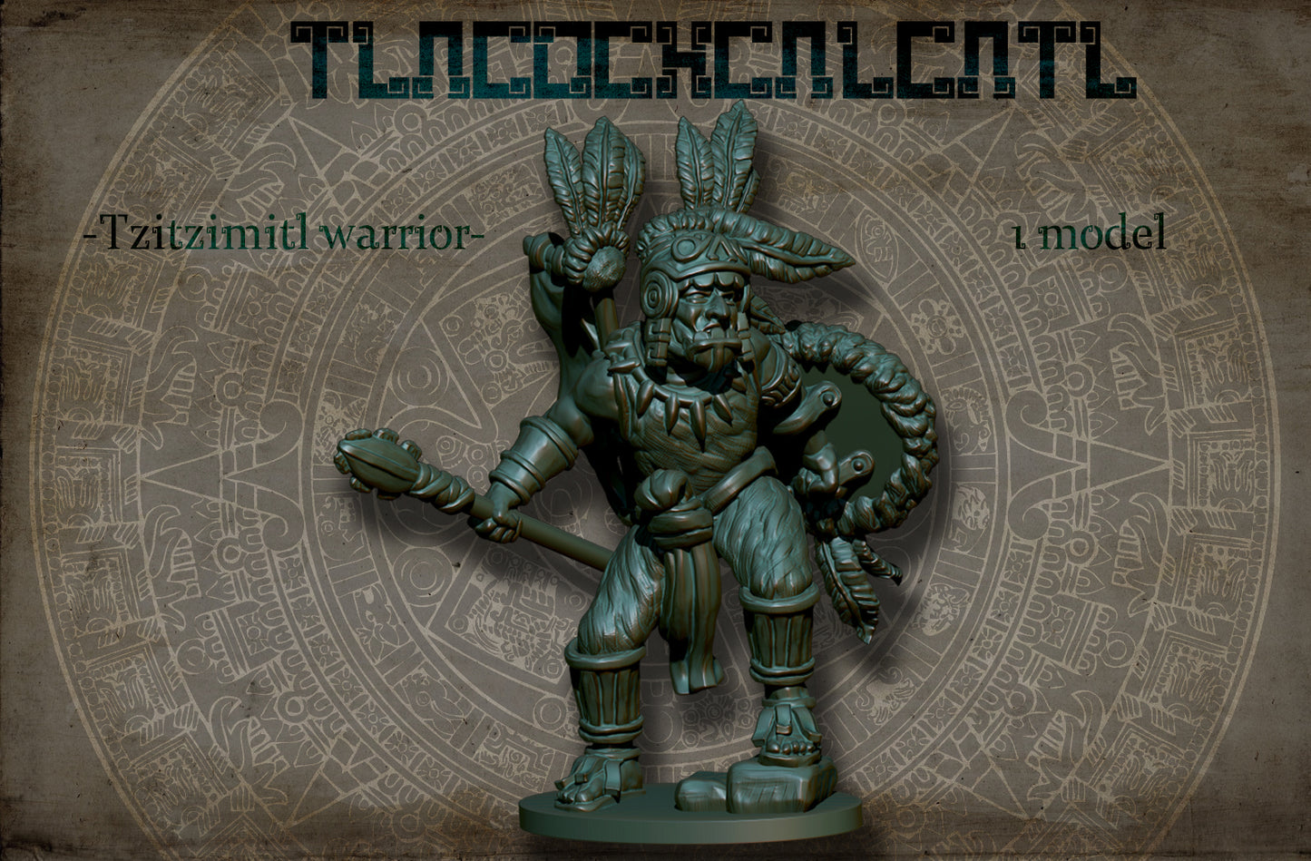 Aztec Tzitzimitl Warrior.