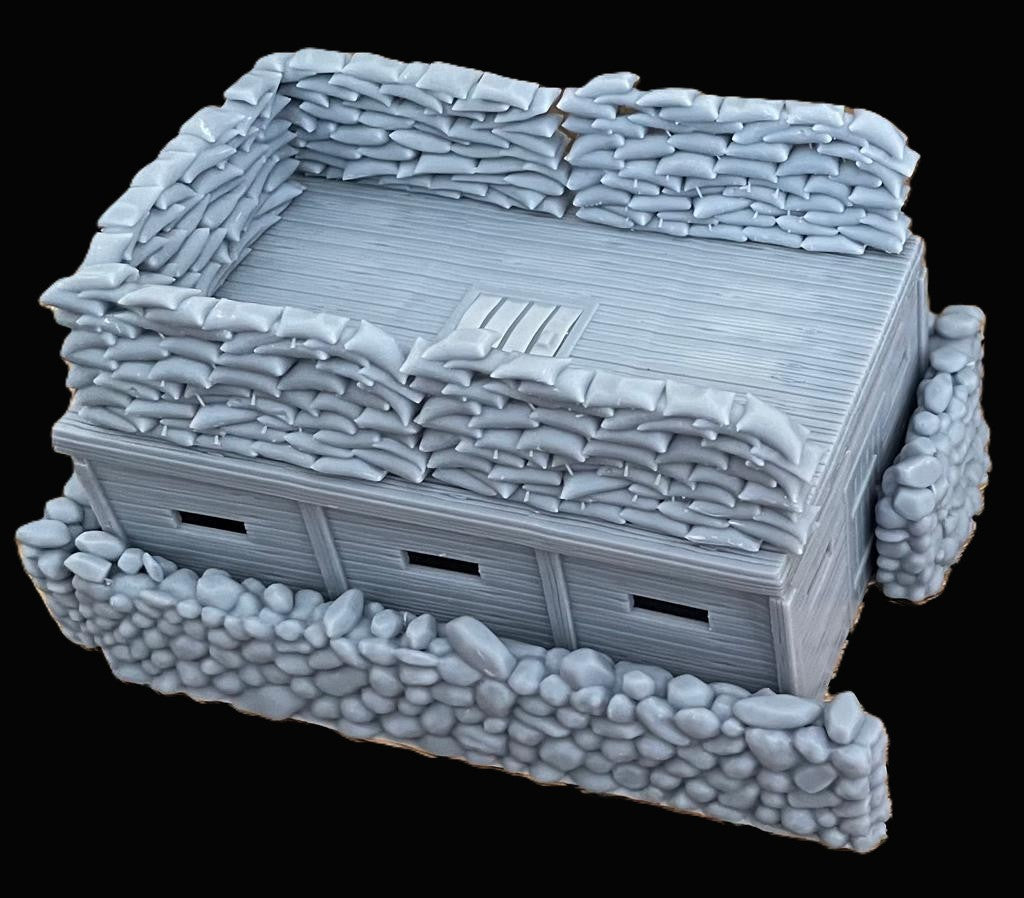 Rif War Block House by Baraka Wargames and Miniatures