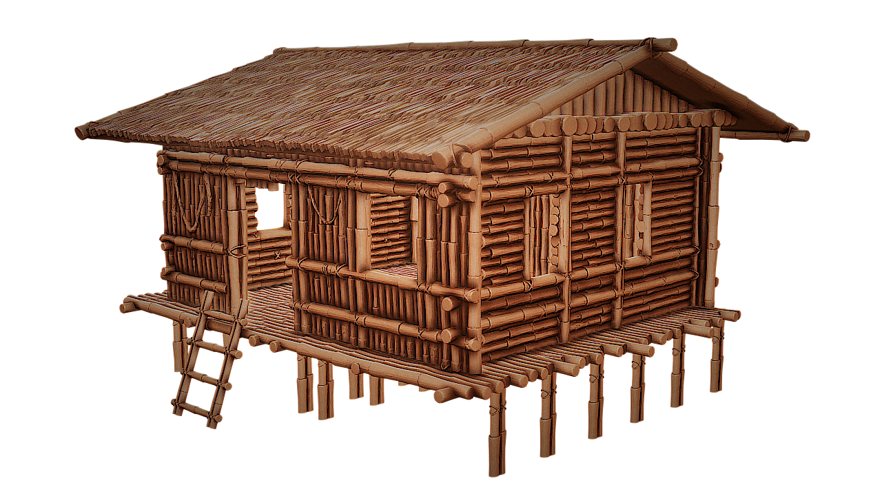Japanese Bamboo House B by Key Capas