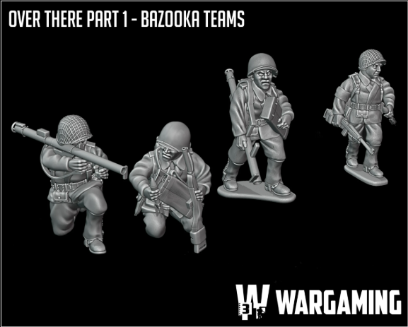 US Army Bazooka Teams by W3 Wargaming Miniatures