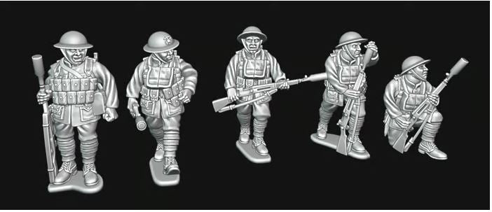 Great War USMC VB Launcher Squad by W3 Wargaming