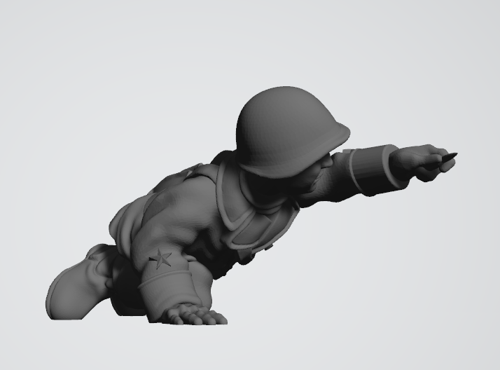Soviet Naval PTDR AT Rifle Team by Flank March Miniatures