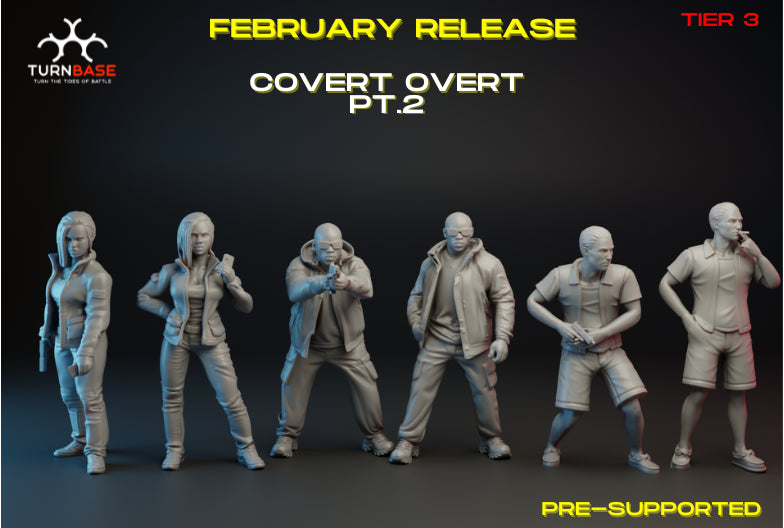 Covert//Overt Agents: Part 2 by Turnbase Miniatures
