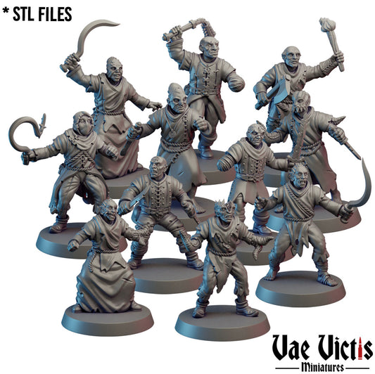 Human Cultists Unit by Vae Victis Miniatures