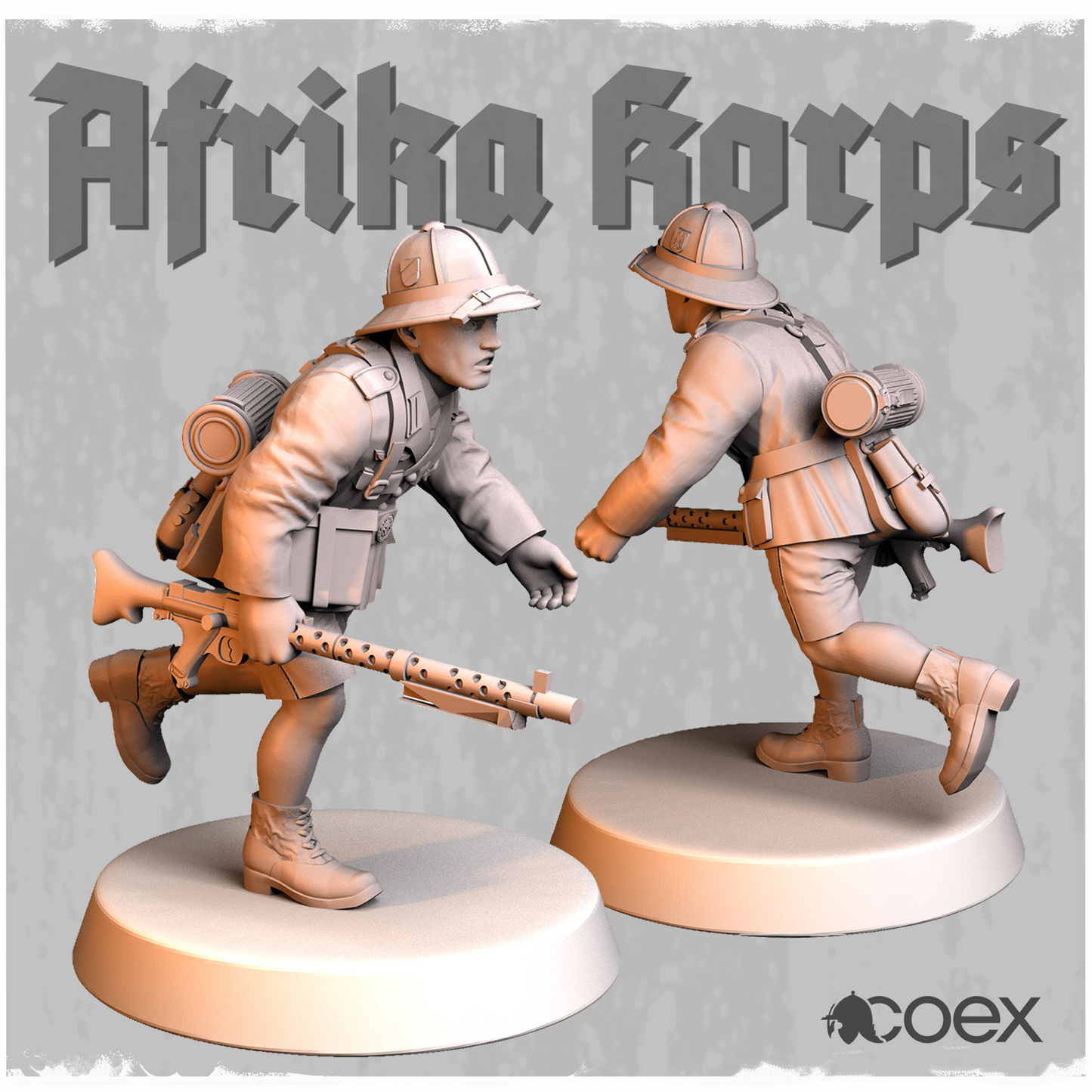 Afrika Korps MG-34 LMG Gunner 2 by Idawoj