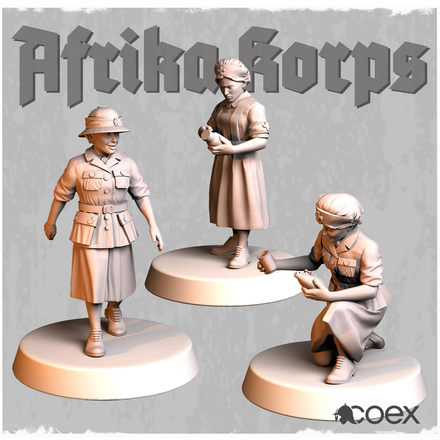 Afrika Korps Nurses by Idawoj