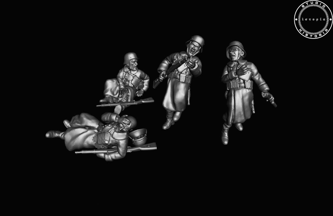 Early War Winter German Casualties by Studio Historia
