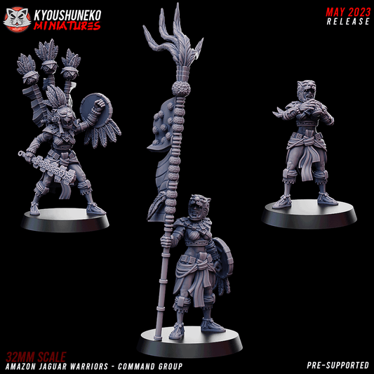 Amazon Warrior Command by Kyoushuneko Miniatures