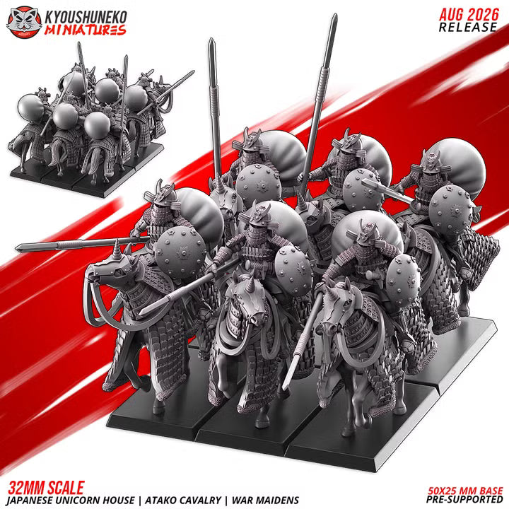 Atako Cavalry — War Maidens by Kyoushuneko Miniatures