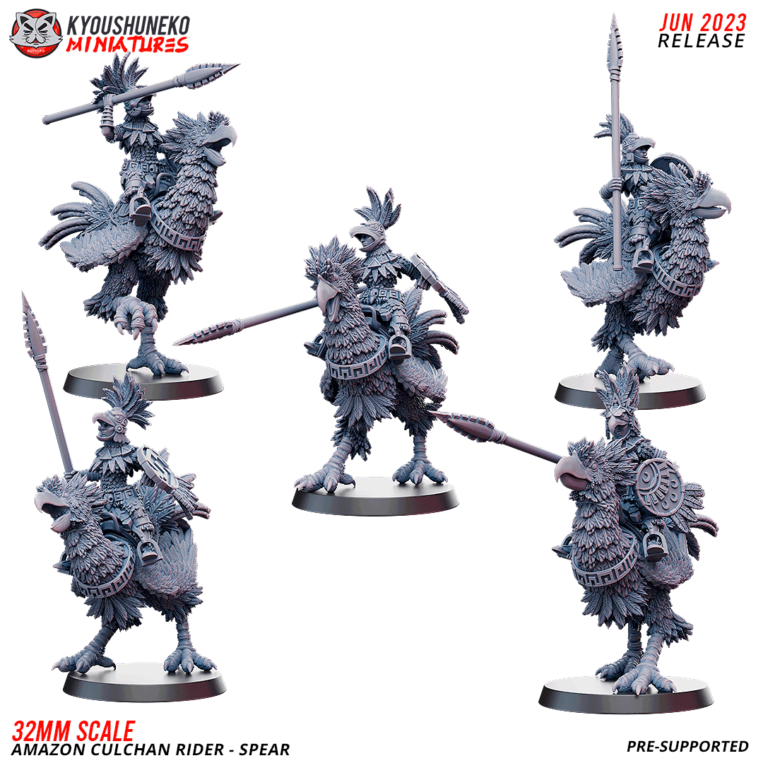 Amazon Culchan Riders with Spear