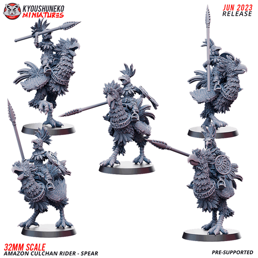 Amazon Culchan Riders with Spear