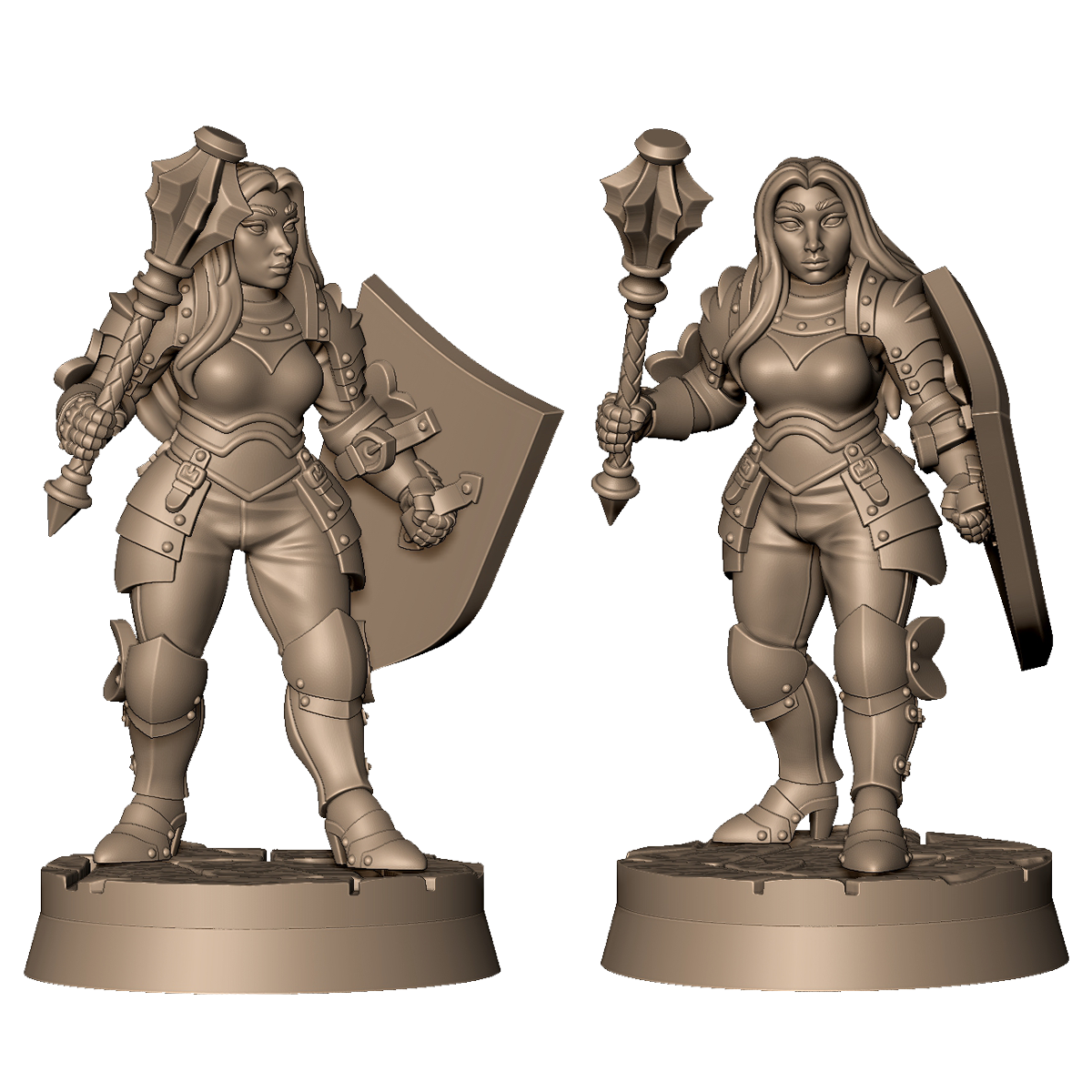 Female Hero Knight by Menagerie Miniature