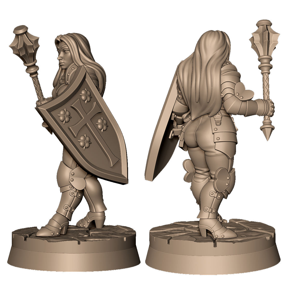 Female Hero Knight by Menagerie Miniature