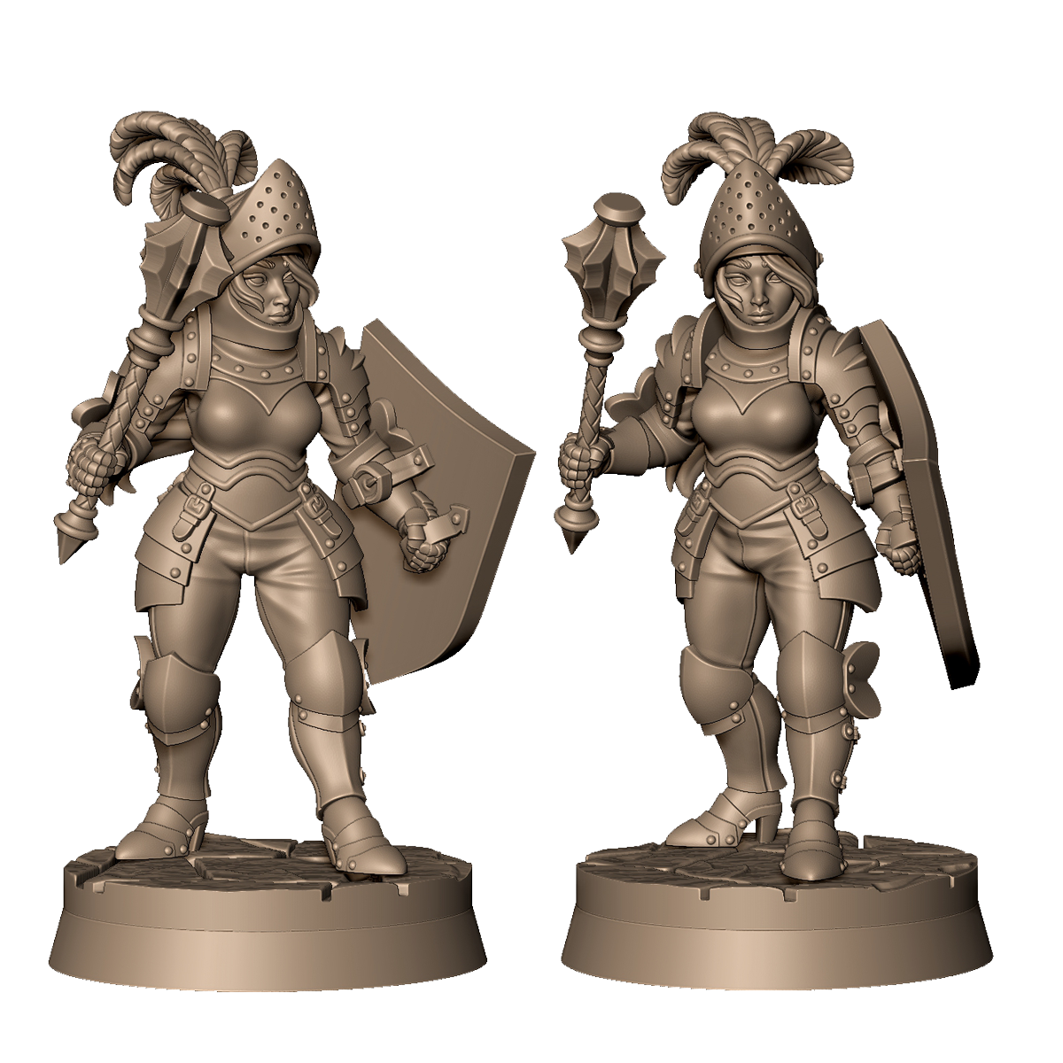 Female Hero Knight by Menagerie Miniature