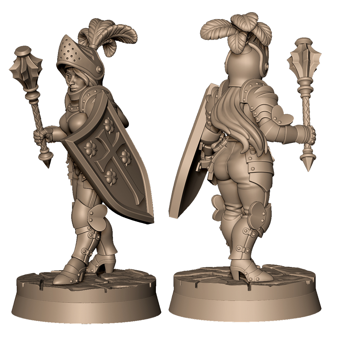 Female Hero Knight by Menagerie Miniature