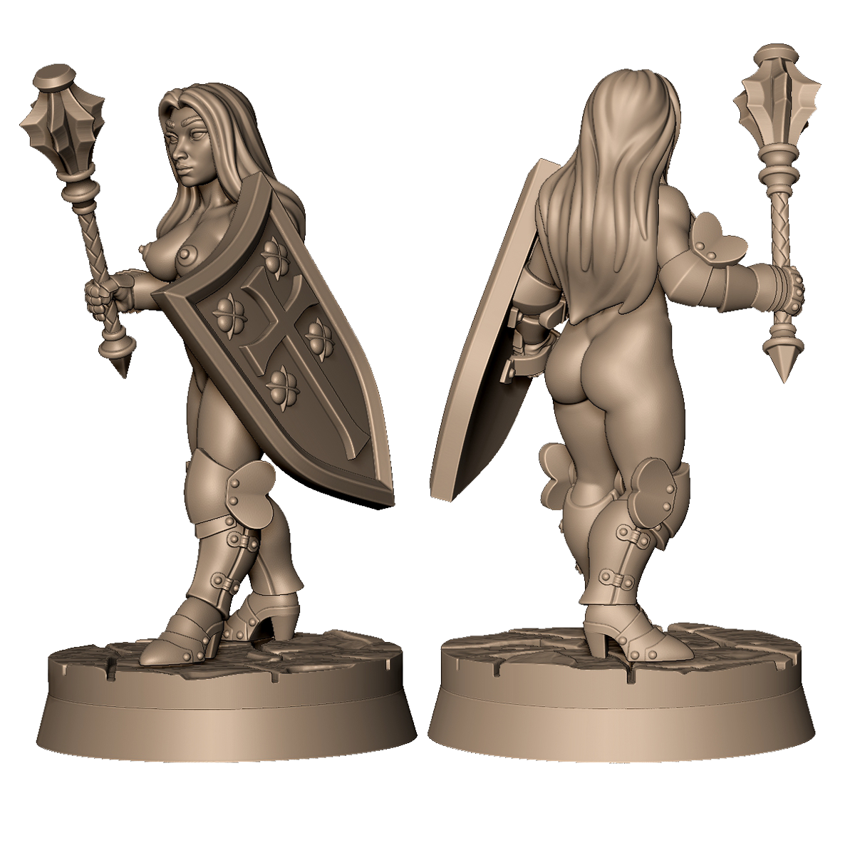 Female Hero Knight by Menagerie Miniature