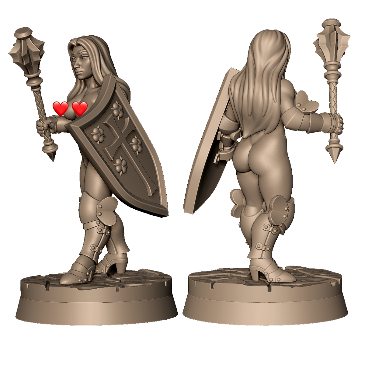 Female Hero Knight by Menagerie Miniature