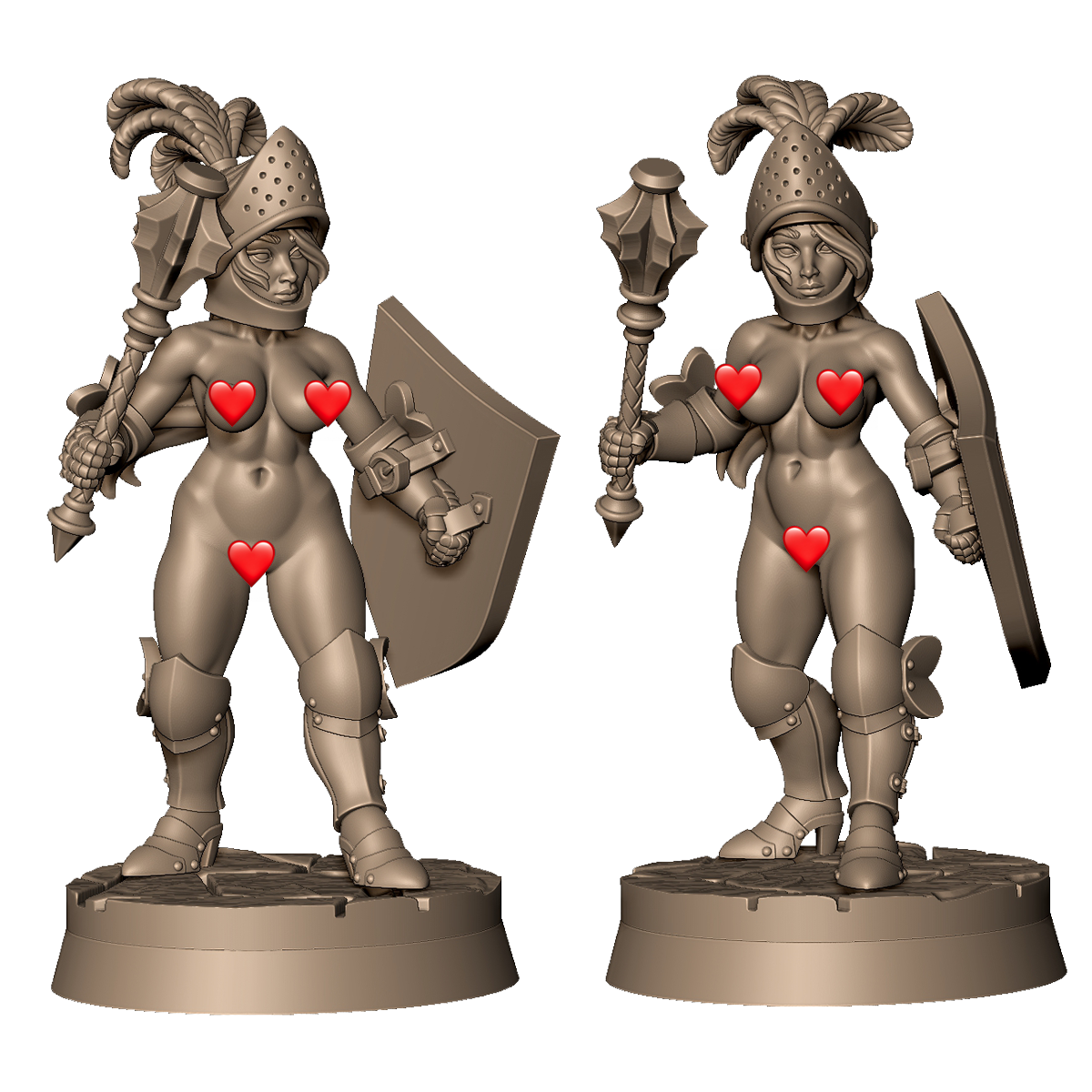 Female Hero Knight by Menagerie Miniature